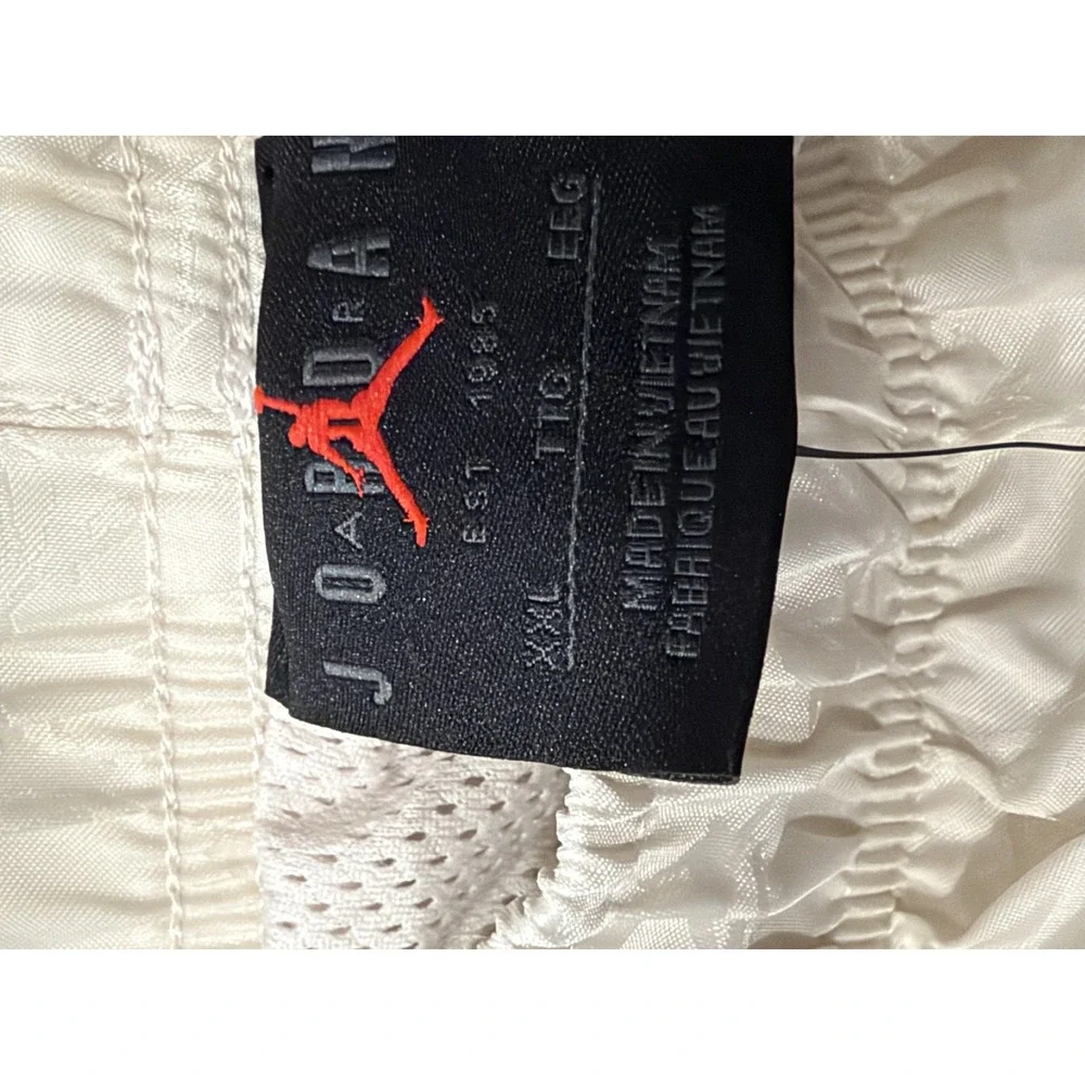 Jordan Jumpman Active Track Pants Men's 2XL Off-white Nylon IH3322-104